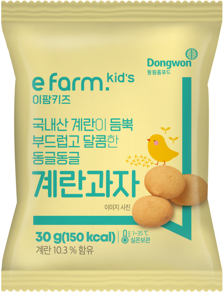 Dongwon Home Food E-Farm Kids Egg Crackers